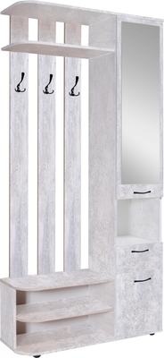 Секция в прихожую Мебель-Класс Беркли правый (бетон)