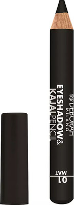 Тени для век Deborah Milano Eyeshadow&Kajal Pencil тон 01 матовый черный (2г)
