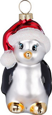 Елочная игрушка Inge's Christmas Figural Glass Ornaments. Пингвин / 64838H120