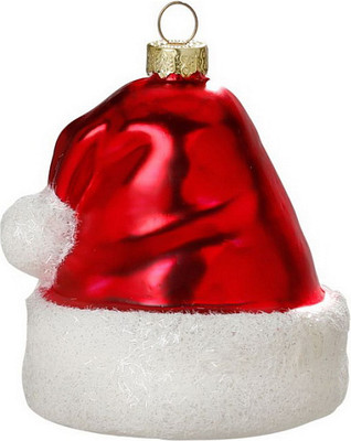Елочная игрушка Inge's Christmas Christmas Classics. Шапка Санты / 64264H120