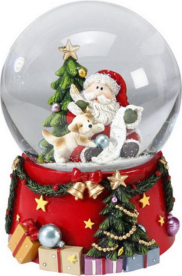 Снежный шар Inge's Christmas Snow Globes. Снежный шар с Сантой / 700001754