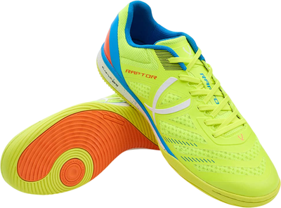 Бутсы футзальные Jogel Raptor IN (р-р 41.5, зеленый/голубой)