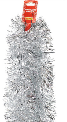 Мишура Miland НУ-5484 (серебристый)