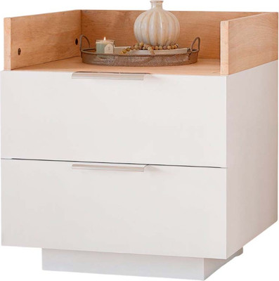 Прикроватная тумба Dipriz Melamine Д.20055.1 (белый/артизан)