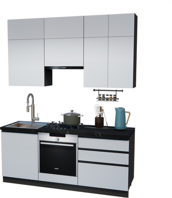 Кухонный гарнитур ВерсоМебель Эко Премиум 1.9 (сумеречный голубой/ст. тунис)