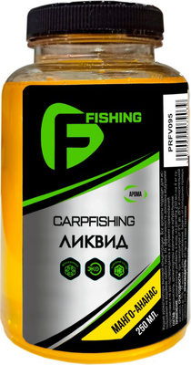 Ароматизатор рыболовный F-Fishing Ликвид Carp PRFV095 (250мл, манго/ананас)