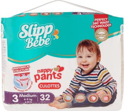 Подгузники-трусики детские Slipp Bebe №3 4-9кг (32шт)