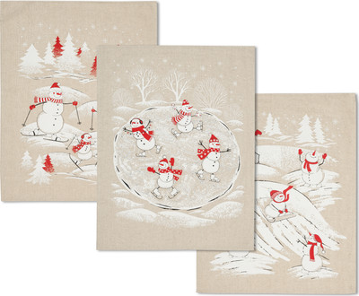 Набор полотенец Pole Kvetak (Беларускі лён) 45x60 22С145-ШР+К/п.р/фкор (390 Забавы-3)