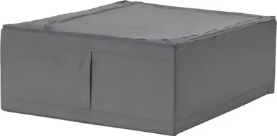 Кофр для хранения Ikea Скубб 605.910.52 (темно-серый)