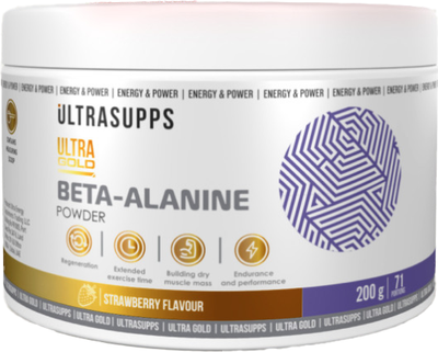 Бета-аланин Ultrasupps Ультра Голд Бета-Аланин (200г, клубника)