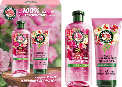 Набор косметики для волос Herbal Essences Essences Аромат розы Шампунь 250мл+Бальзам 180мл