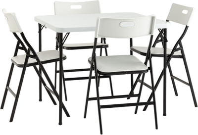 Комплект складной мебели Stool Group YX-ZFP86 (белый)