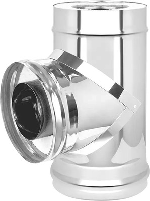 Тройник для труб Везувий AISI 430 1.0мм/0.5мм Keralux д.115x200