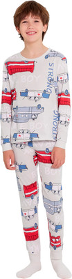 Пижама детская Mark Formelle 563311 (р.146-72, машинки на сером)