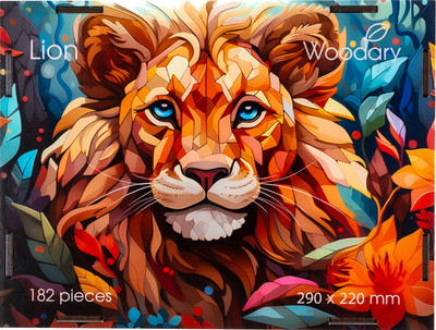Пазл Woodary Lion / 3301