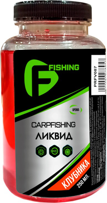 Ароматизатор рыболовный F-Fishing Ликвид Carp PRFV087 (250мл, клубника)