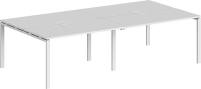 Комплект письменных столов Norden 280x163.8x75 / SG.258.WH.63.WH (белый)