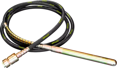 Гибкий вал для вибратора DYLLU С вибронаконечником D 60мм DTVRP1A60