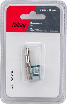 Переходник для пневмоинструмента Fubag Елочка 6мм / 180390 B