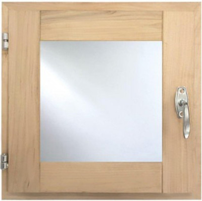 Окно для бани Везувий Рама Ольха / Стеклопакет  (50x50)