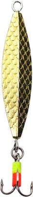 Блесна Yaman Листик с тройником 40мм 5.7г / Я-БВ93 (никель/латунь)