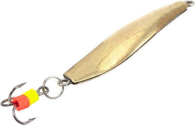 Блесна Yaman Пиявка с тройником 40мм 5.1г / Я-БВ217 (никель/латунь)