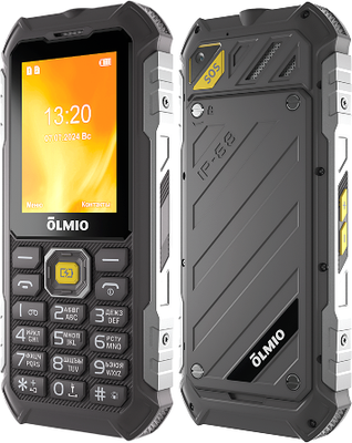 Мобильный телефон Olmio X07 (черный/желтый)