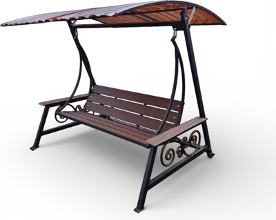 Качели садовые СтальСнабДизайн КС-3 ДПК