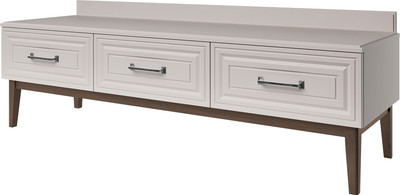 Тумба Bravo Мебель Гориция ТВ (персидский жемчуг/лак льняной)