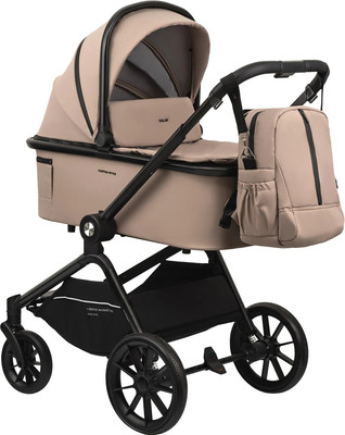 Детская универсальная коляска INDIGO Solar 3 в 1 (бежевый)
