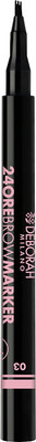 Фломастер для бровей Deborah Milano 24Ore Brow Marker тон 03 (0.8г)
