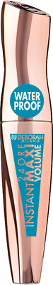 Тушь для ресниц Deborah Milano 24Ore Instant Maxi Volume Mascara водостойкая (12мл)
