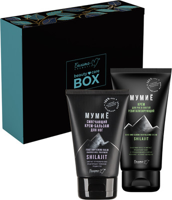 Набор косметики для тела Белита-М Beauty Box Мумие Крем для рук 150г+Крем для ног 125г
