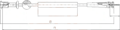 Трос спидометра Cofle 92.S21037
