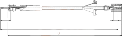 Трос спидометра Cofle 92.S07123