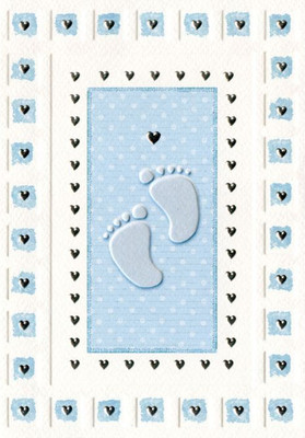 Открытка Turnowsky Отпечаток ступни малыша MO5390B