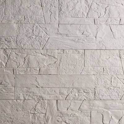 Декоративный камень гипсовый Stone Mill Сланец Альпийский ПГД-1-Л 3600 (белый)