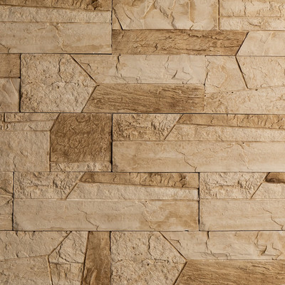 Декоративный камень гипсовый Stone Mill Сланец Альпийский ПГД-1-Л 3602 (бежевый)