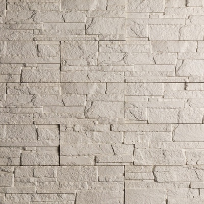 Декоративный камень гипсовый Stone Mill Сланец Аркана ПГД-1-Л 2600 (белый)