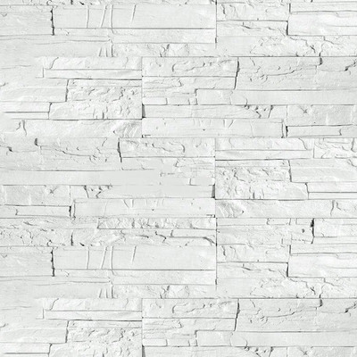 Декоративный камень гипсовый Stone Mill Сланец Стоунвуд ПГД-1-Л 2700 (белый)