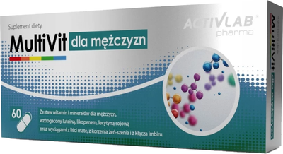 Комплексная пищевая добавка Activlab Multivit for Men