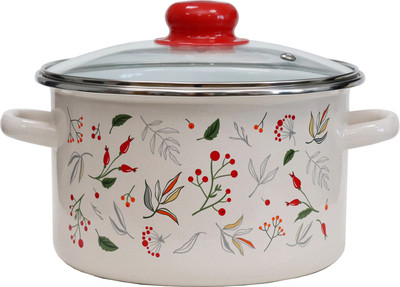 Кастрюля Эмаль Ягодки 33-Б1612С/4