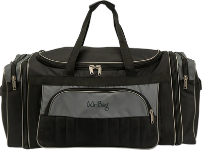 Сумка дорожная Mr.Bag 102-A43R-BGR (черный/серый)