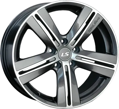 Литой диск LS wheels 320 17x7.5" 5x114.3мм DIA 73.1мм ET 45мм GMF