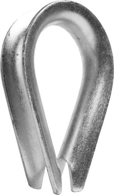 Коуш для канатов TOR 40.0мм DIN 6899 (тип B) (Q) 1000886