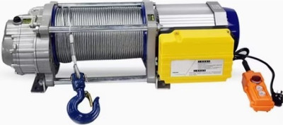 Лебедка ручная TOR CD-750-A KCD-EC-750 kg 220В с канатом 100м / 1039408 (алюминиевый корпус)