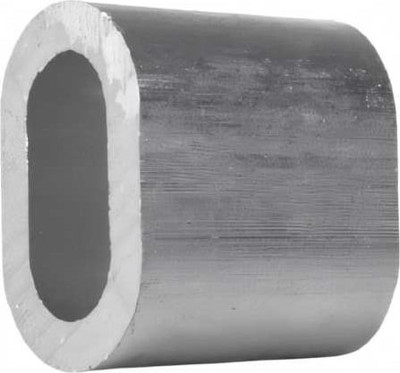 Зажим для каната TOR Втулка алюминиевая 16мм DIN 3093 (Q) 142161