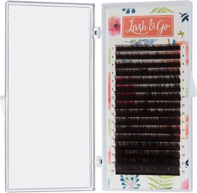 Ресницы для наращивания Lash&Go Микс 6-10мм D 0.07мм (16 линий, эспрессо)