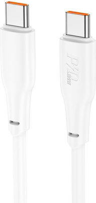 Кабель Hoco X93 Type-C to Type-C (1м, белый)