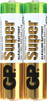 Комплект батареек GP Batteries Super G-Tech LR03/2S (2шт)